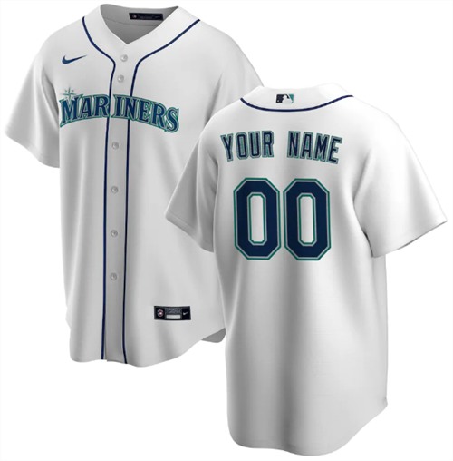 Men's Seattle Mariners ACTIVE PLAYER Custom Stitched MLB Jersey